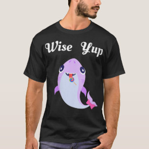 Camiseta Mulheres Sentem-Se Engraçadas TubarãoVNeck