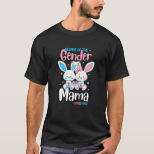 Camiseta Mulheres Sexo Reveal Mamãe Te Ama Páscoa Coelhinha