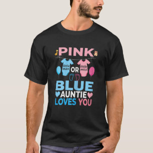 Camiseta Mulheres Sexo Revelação Para Tia Bonita Nova Genda