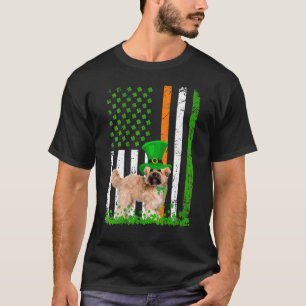 Camiseta Mulheres Shih Tzu Saint Patrick Cães Americanos