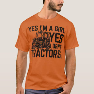 Camiseta Mulheres Sim Eu Sou Uma Garota Sim Eu Conduzo Trat
