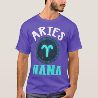 Camiseta Mulheres - Símbolo Zodíaco Aries Nana Horoscope As