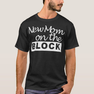 Camiseta Mulheres Simples Nova Mãe Dando Presente Nova Mãe