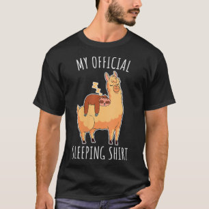 Camiseta Mulheres Sloth & Alpaca Meu VNeck Oficial