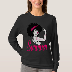 Camiseta Mulheres Sobreviventes do Câncer da Mama Rosie Ri