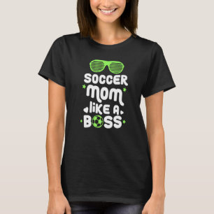 Camiseta Mulheres Soccer Mamãe Como Uma Mãe Gráfica Do Chef