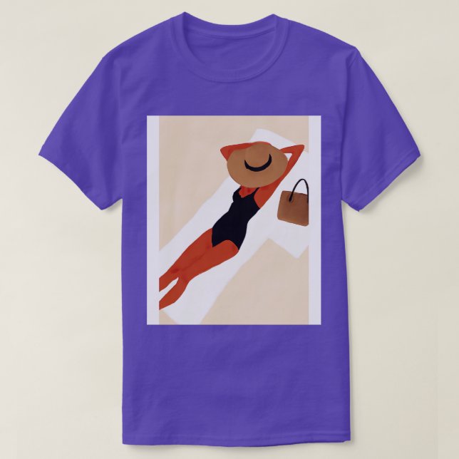 Camiseta Mulheres Sommerhat Bikini 1 (Frente do Design)