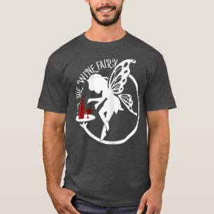Camiseta Mulheres sou a Fada de Vinho, Bebida de Vinho da M