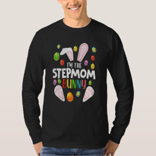 Camiseta Mulheres sou a família Stepman Bunny Engraçado