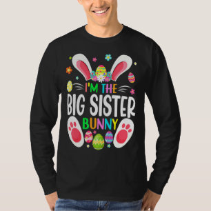 Camiseta Mulheres sou a Irmã Irmã Coelhante à Família Eas