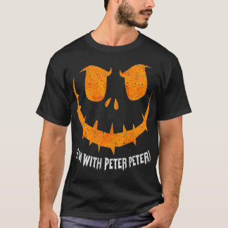 Camiseta Mulheres Sou Com Peter Casal Meninas De Halloween