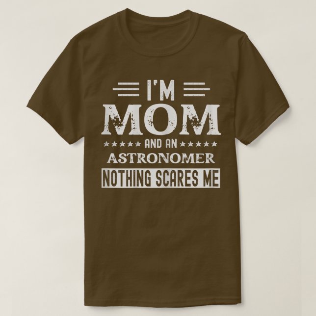 Camiseta Mulheres sou mãe e astronauta mulheres engraçadas (Frente do Design)