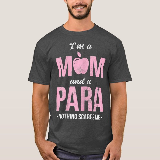 Camiseta Mulheres Sou Mãe E Paraeducadora (Frente)