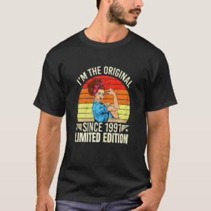 Camiseta Mulheres sou o original desde 1991, Legal Style Re