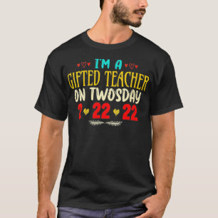 Camiseta Mulheres Sou Professora Presente No Twosday Engraç