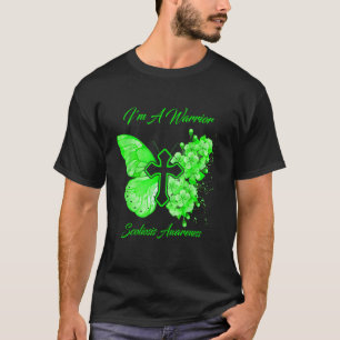 Camiseta Mulheres, sou um guerreiro Scoliose Consciência