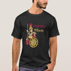 Camiseta Mulheres Spartan Mãe Esparta Leonidas Guerreiro Gl