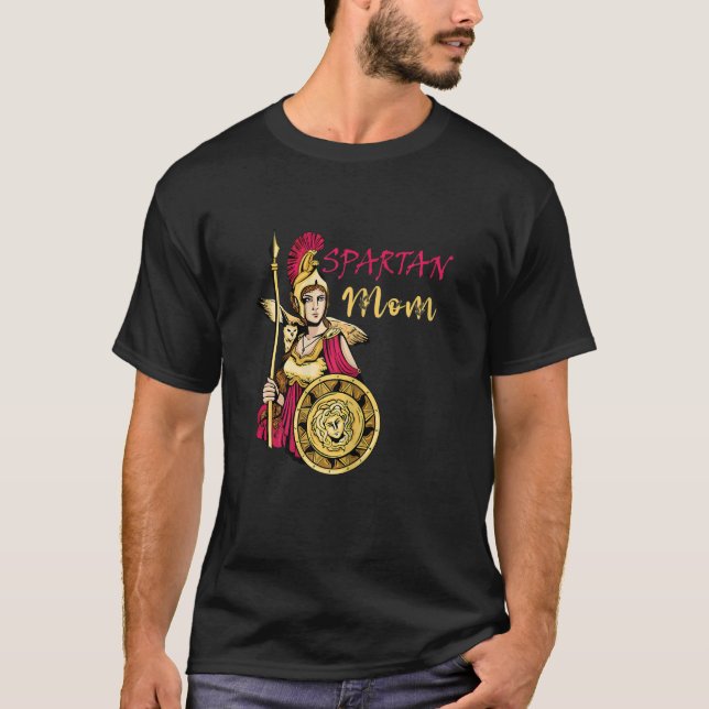 Camiseta Mulheres Spartan Mãe Esparta Leonidas Guerreiro Gl (Frente)