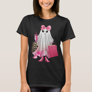Camiseta Mulheres Spooky Season Ghost Halloween Boo-Jee