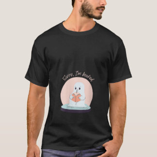 Camiseta Mulheres Spooky Season Ghoul Introduvert Desculpe 