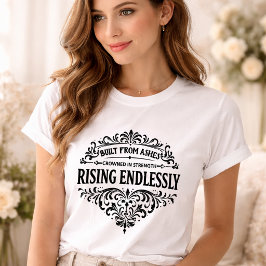 Camiseta Mulheres Subindo Sem Fim Tipografia Vintage