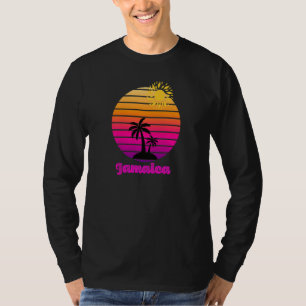 Camiseta Mulheres — Sunset Retro Beach Cruise — Férias de V