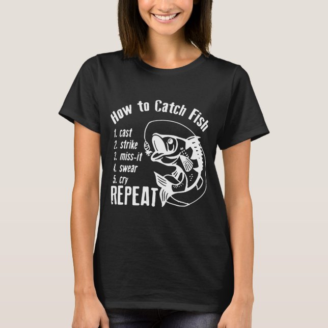 Camiseta Mulheres Também Voam Pesca com Mosca (Frente)
