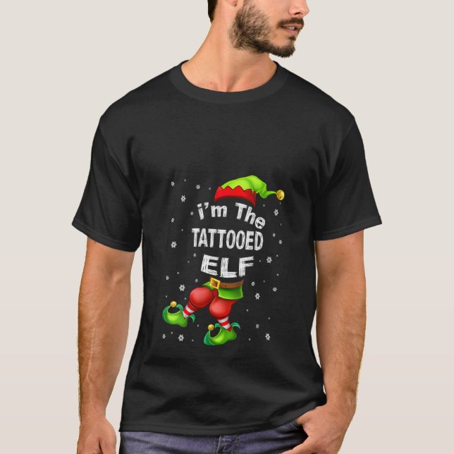 Camiseta Mulheres Tatuaram Elf Matching Family Group Christ (Frente)