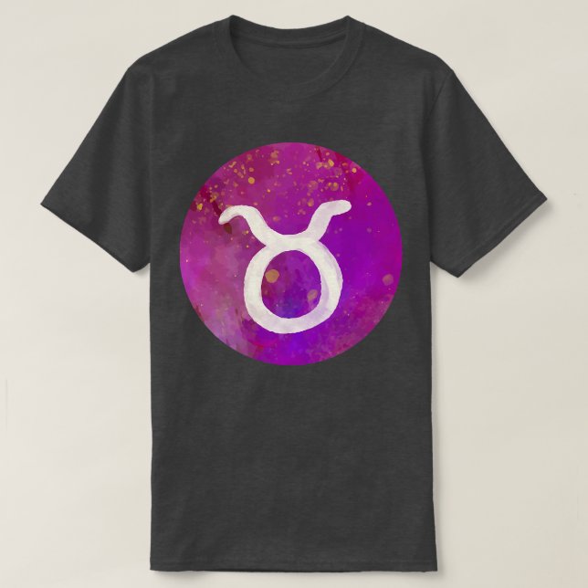 Camiseta Mulheres Taurus Astrologia Horoscópio Mulheres Ado (Frente do Design)
