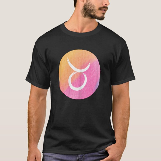 Camiseta Mulheres Taurus Zodiac Por Sua Astrologia Horoscóp (Frente)