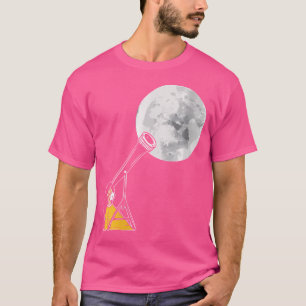 Camiseta Mulheres Telescópio Astronomer Astronomer Estrelas