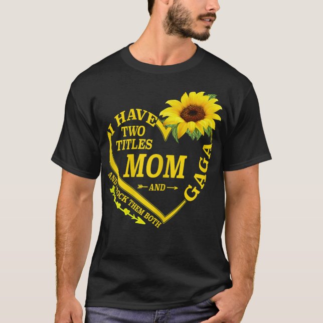 Camiseta Mulheres Tenho Dois Títulos Mãe E Dia de as mães G (Frente)