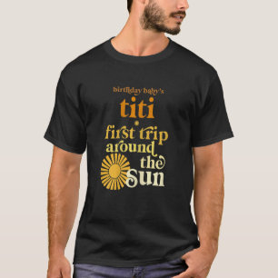 Camiseta Mulheres Titi Primeira Viagem Ao Redor Do Sol Aniv