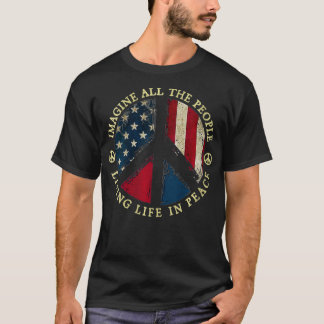 Camiseta Mulheres Todas As Pessoas Imaginam Viver A Vida Em