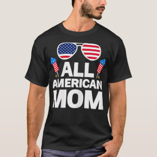 Camiseta Mulheres Todos os Americanos Mãe Americana
