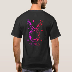 Camiseta Mulheres Touro Zodíaco Para Fãs De Astrologia