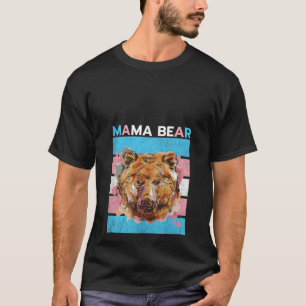 Camiseta Mulheres Trans Mama Ursa Transgêneros