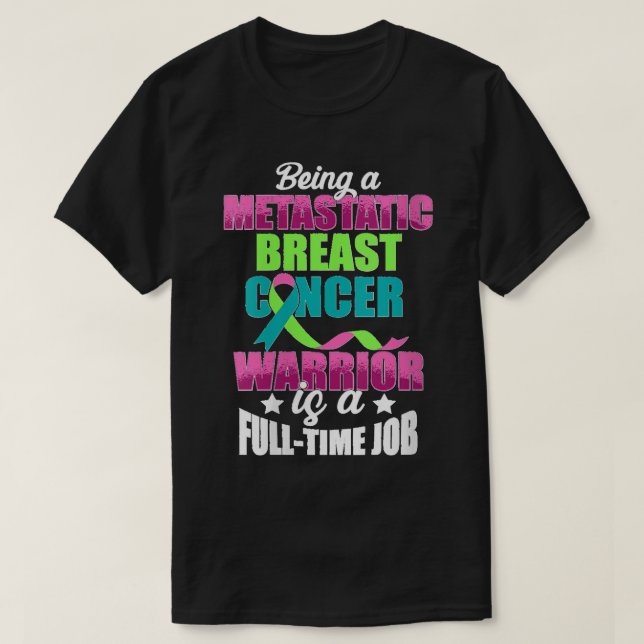Camiseta Mulheres Tratando Sensibilização Metastática do Ca (Frente do Design)