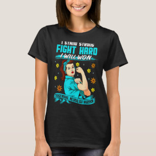 Camiseta Mulheres Trigemetando Neuralgia Guerreira Isolável
