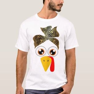Camiseta Mulheres Turquia Enfrentam Banda-Cabeça-Leopardo I