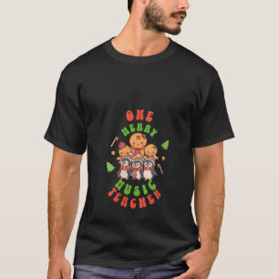 Camiseta Mulheres Um Alegre Professor de Música Engraçado N