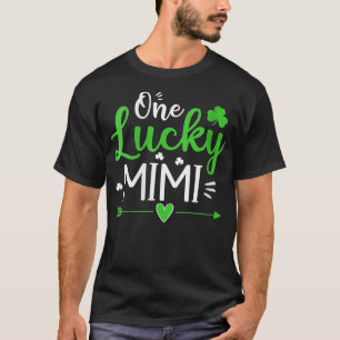 Camiseta Mulheres Um Dia de São Patrício Sortudo Mimi Engra