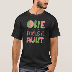 Camiseta Mulheres Uma Em Uma Tia Melônica Uma Melancia Cute