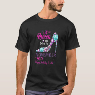 Camiseta Mulheres Uma rainha foi nascer em 61 de novembro