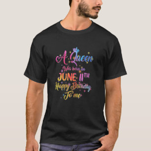 Camiseta Mulheres Uma Rainha Foi Nascer No Aniversário De J