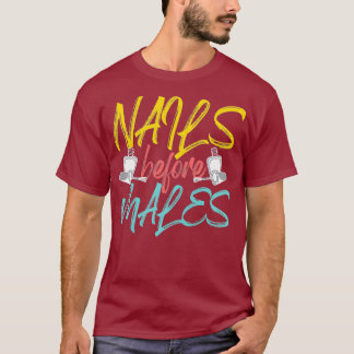 Camiseta Mulheres Unhas Antes do Masculino Premium