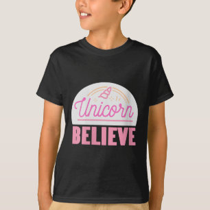 Camiseta Mulheres Unicórnio Acreditam em fantasia mágica si