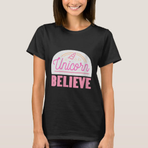 Camiseta Mulheres Unicórnio Acreditam em fantasia mágica si