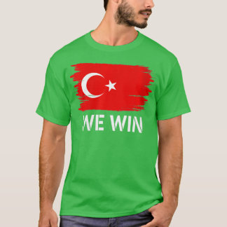 Camiseta Mulheres urkey Flag Nós Ganhamos urcas americanas 