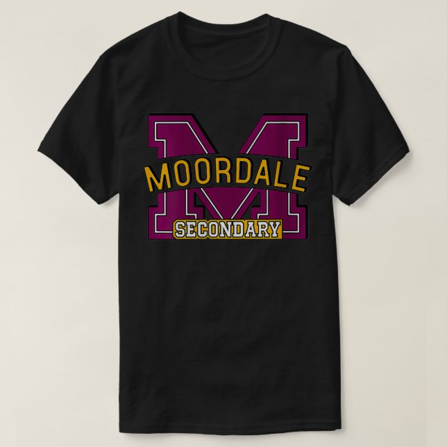 Camiseta Mulheres Veem Logotipo Secundário do Moordale da E (Frente do Design)